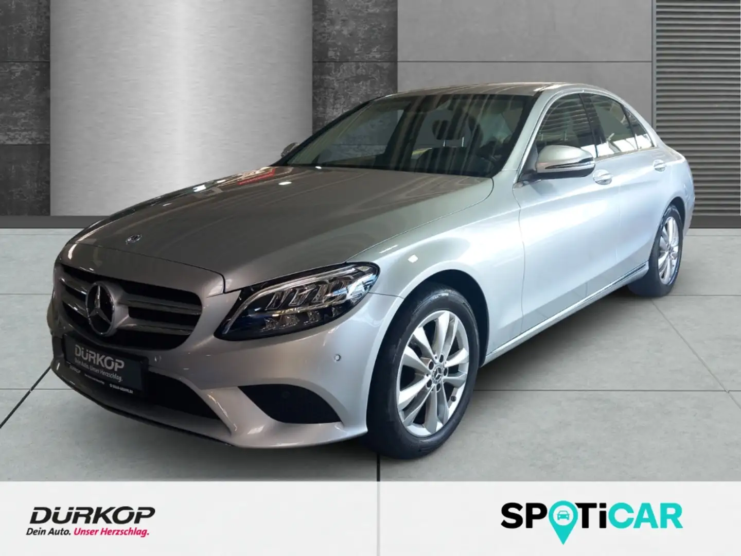 Mercedes-Benz C 180 Avantgarde Automatik/Navi/Rückfahrkamera Silber - 1