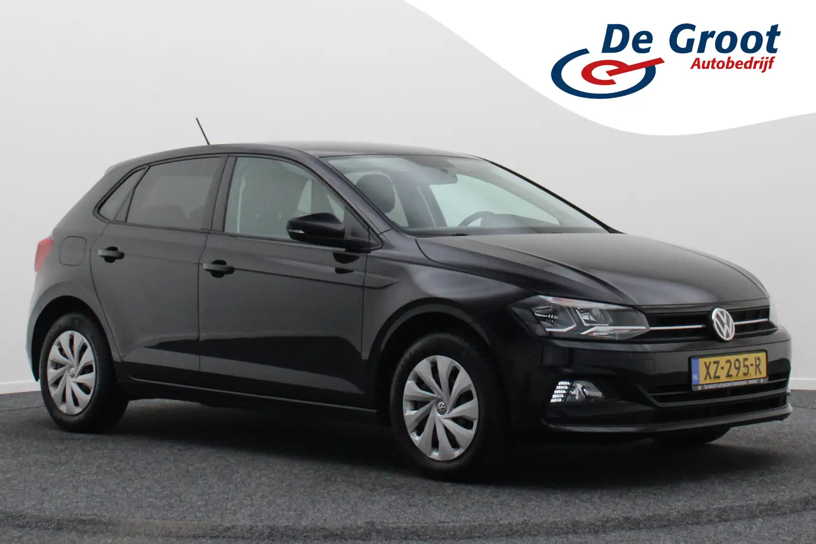 Volkswagen Polo 1.0 TSI Comfortline Airco, ACC, Apple Carplay, Nav Zwart - 1