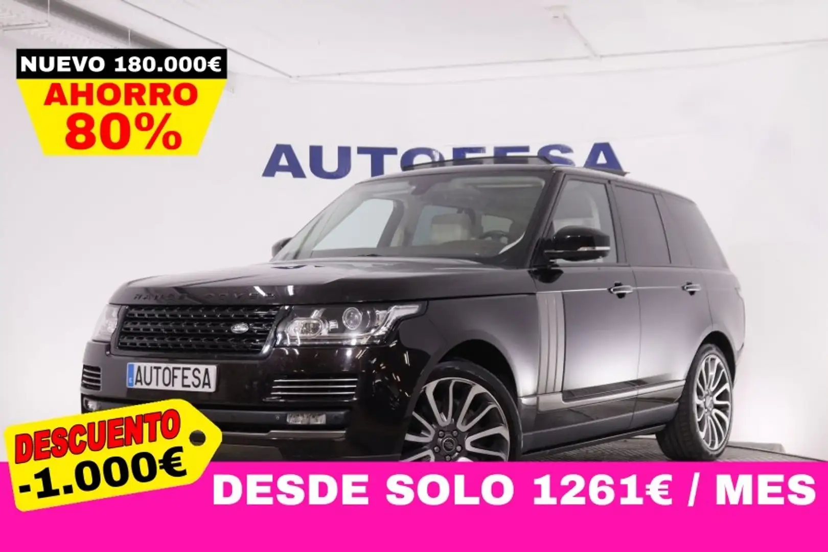 Land Rover Range Rover 5.0 SWD AUTOBIOGRAPHY V8 510CV 5P # TECHO ELEC PAN Negro - 1