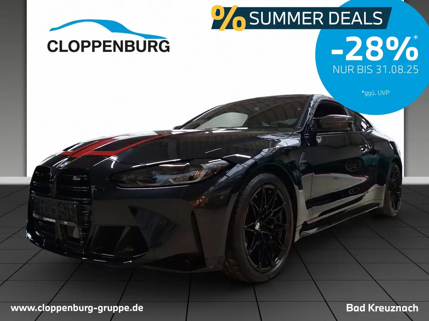 BMW M4 Competition Navi+360°+Laser+BT UPE: 136.830€ Zwart - 1