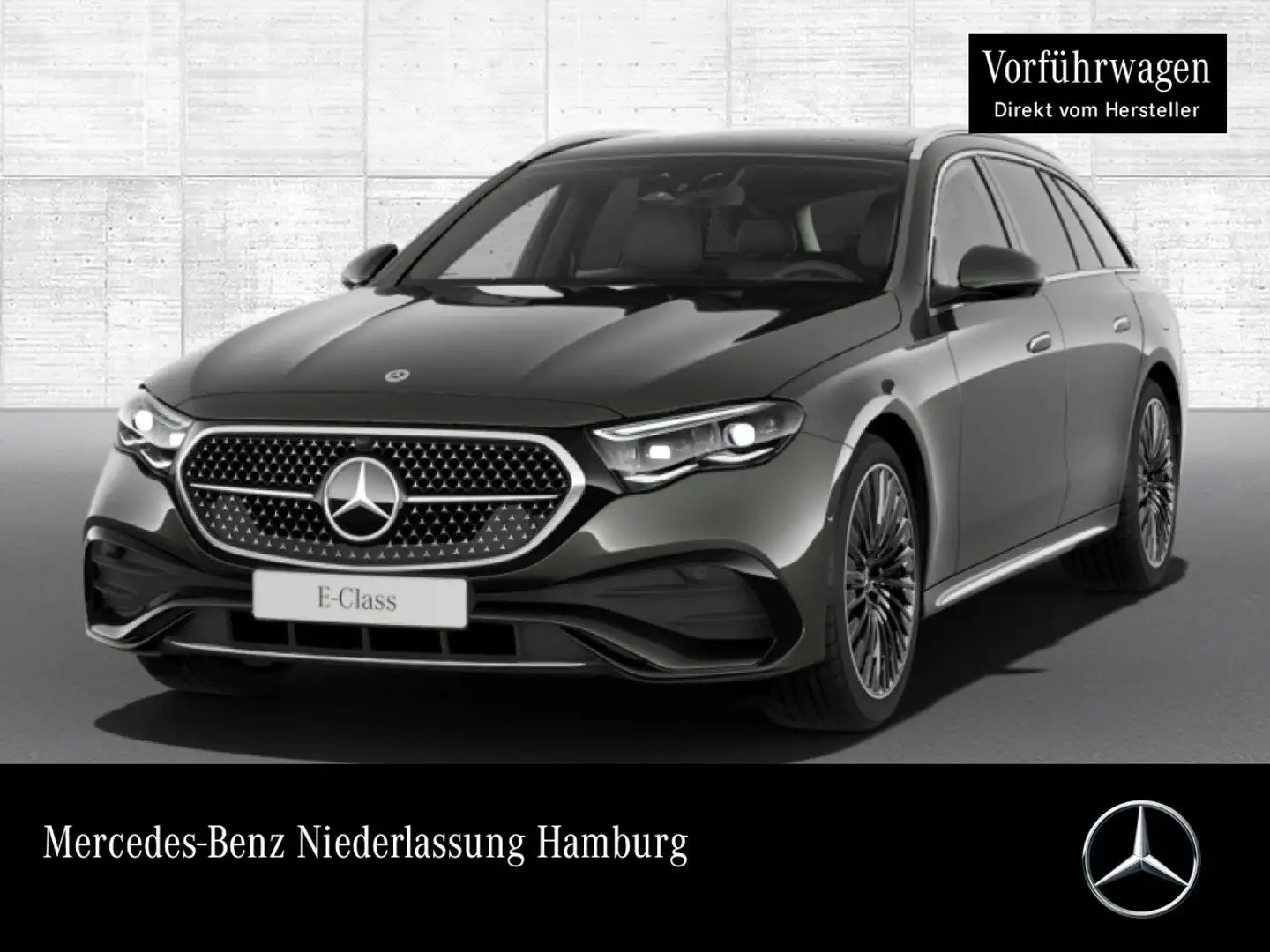 Mercedes-Benz E 300 de T AMG Fahrass Airmat Pano Burmester AHK Grau - 1