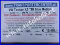 Volkswagen Touran Touran 1,6 TDI Blue Motion - Klima - mit Garantie Ezüst - thumbnail 9
