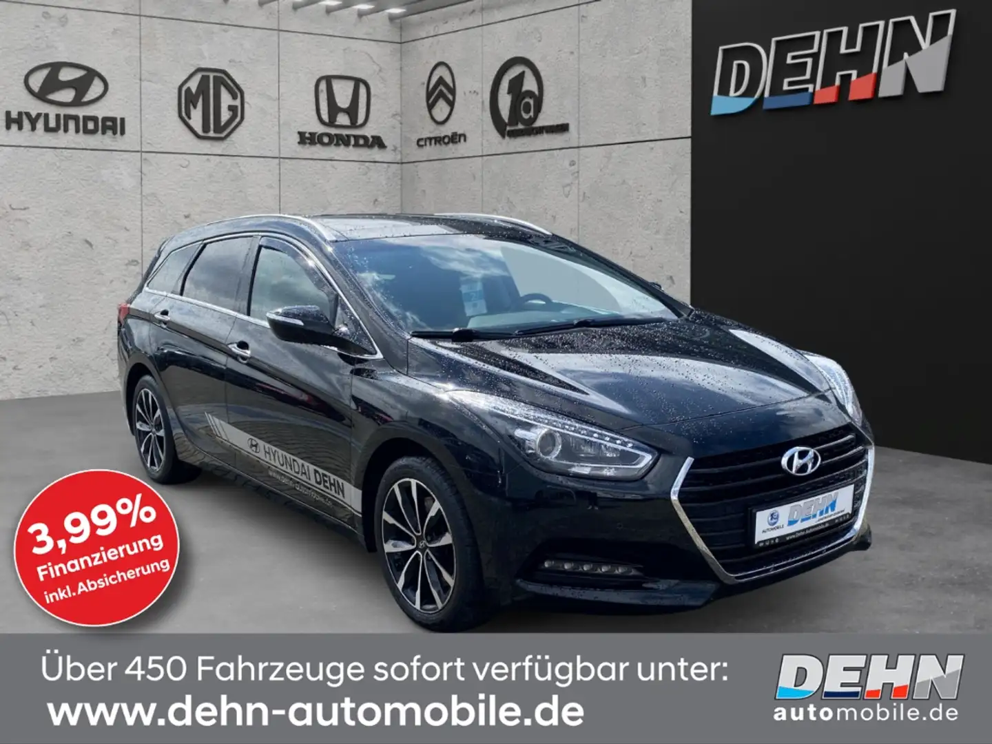 Hyundai i40 cw blue 1.7 CRDi Family+ Pano-Dach Schwarz - 1