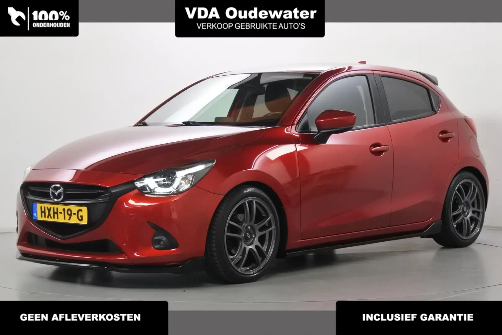 Mazda 2 1.5 90pk Kizoku Aero Pack 17" Enkai Sportuitlaat Rood - 1