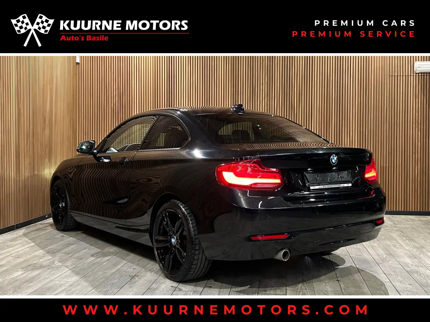 BMW 218 iA Coupé Alu18"/Leder/Led/Gps/Pdc *1j garantie* Black - 2