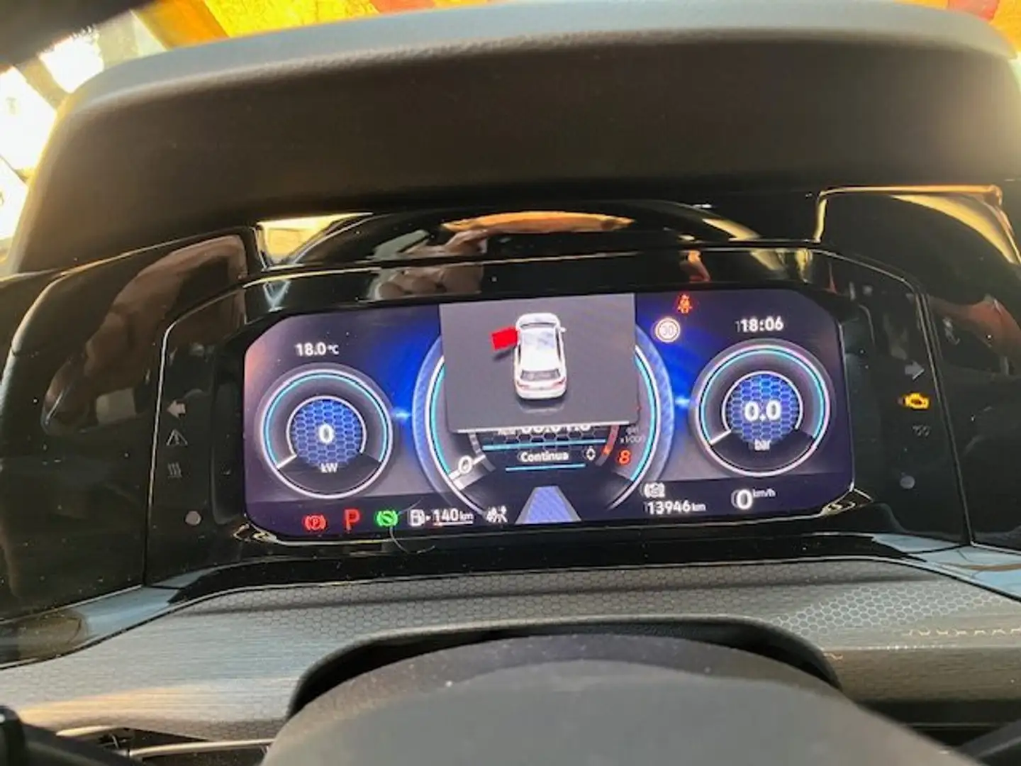 Volkswagen Golf GTI 245CV SOLO KM 13990 VIRTUAL FARI LED+FRECCIE DINAM Nero - 2