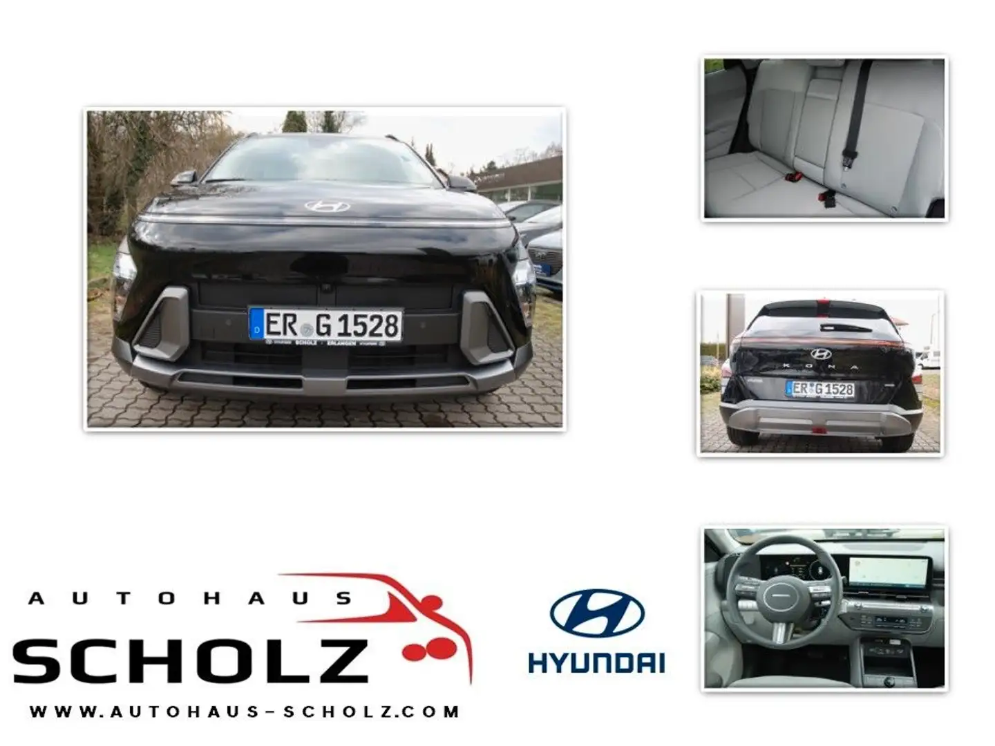 Hyundai KONA 1.6 GDi Hybrid Trend DCT Assist-Paket Schwarz - 1