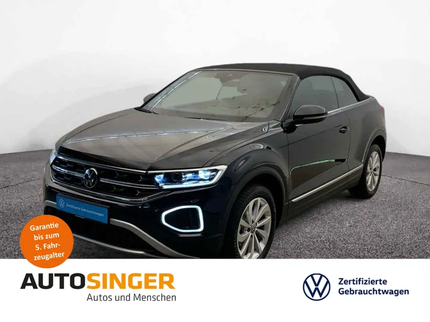 Volkswagen T-Roc Cabriolet Style 1.5 TSI DSG *LED*ACC*NAVI* Nero - 1