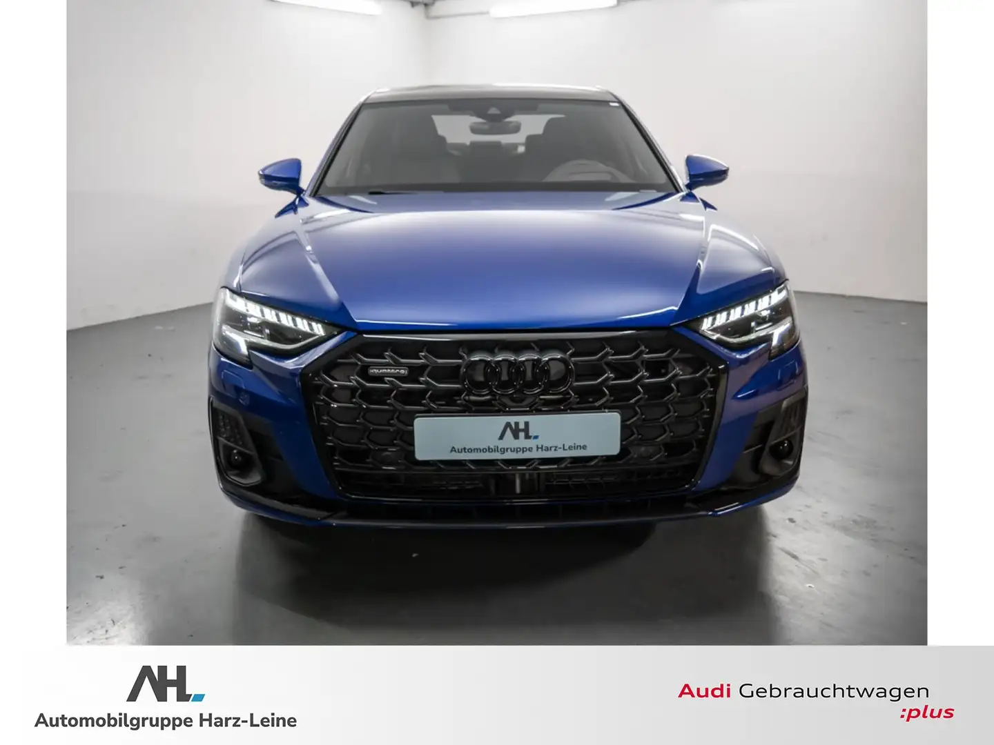 Audi A8 50 TDI quattro S-line, Standheizung, Pano Синий - 2