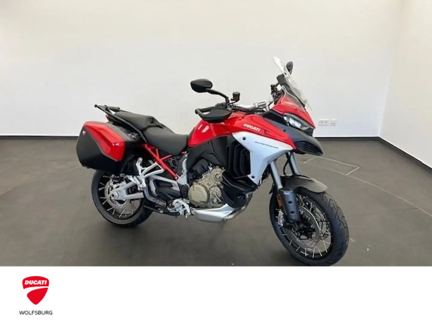 Ducati Multistrada V4 S Full, Spoked Wheels Tageszulass Rojo - 1