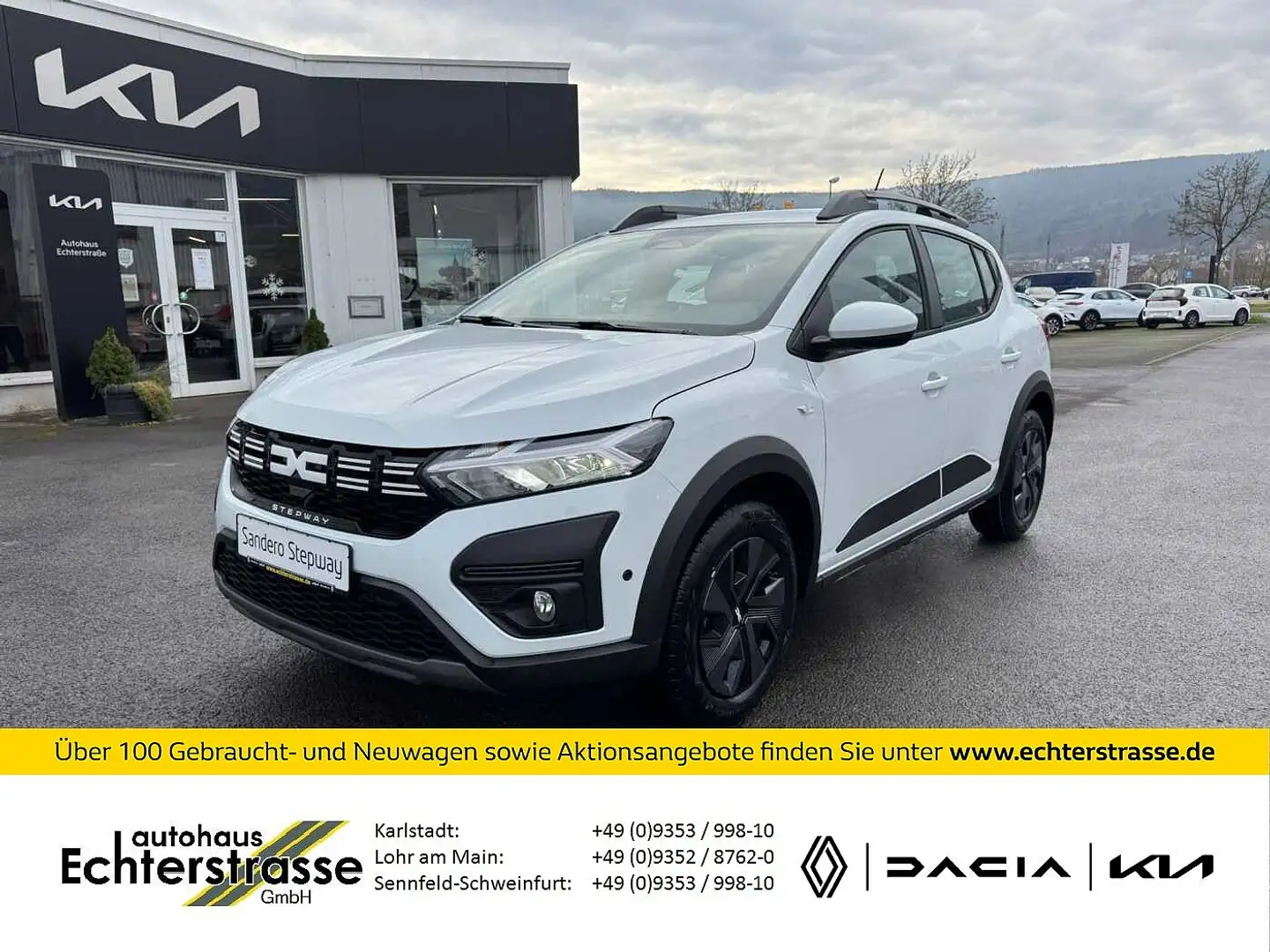 Dacia Sandero Stepway Expression TCe 90 +SHZ Bílá - 1