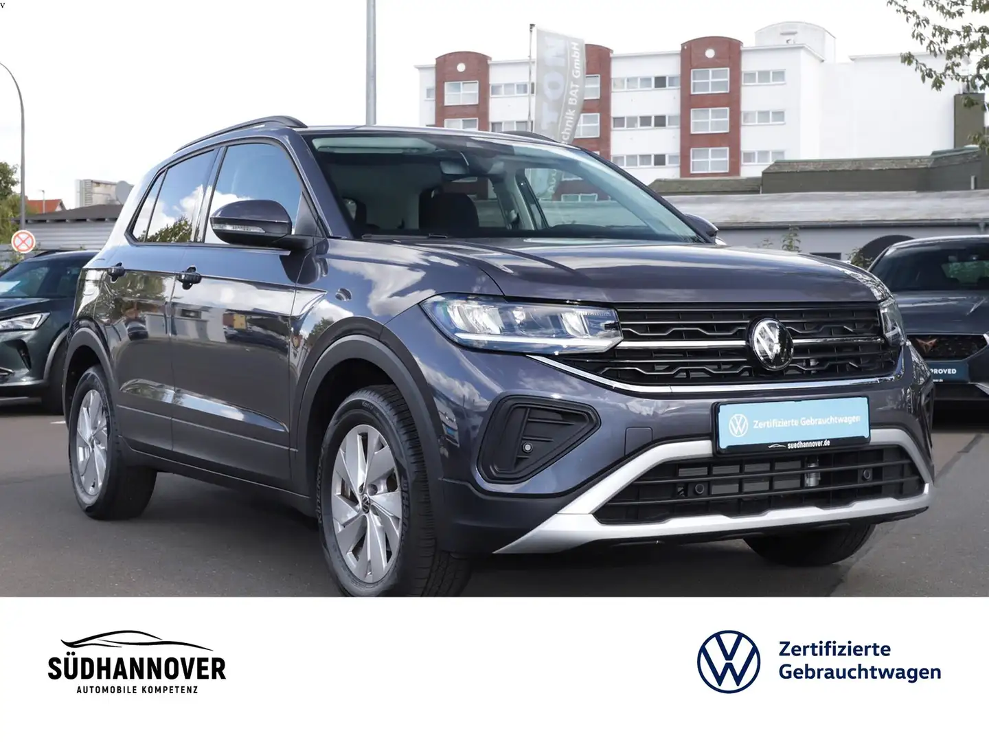 Volkswagen T-Cross Life 1.0 TSI NAVI+KLIMA+LED+SHZ+PDC+GRA Gris - 2