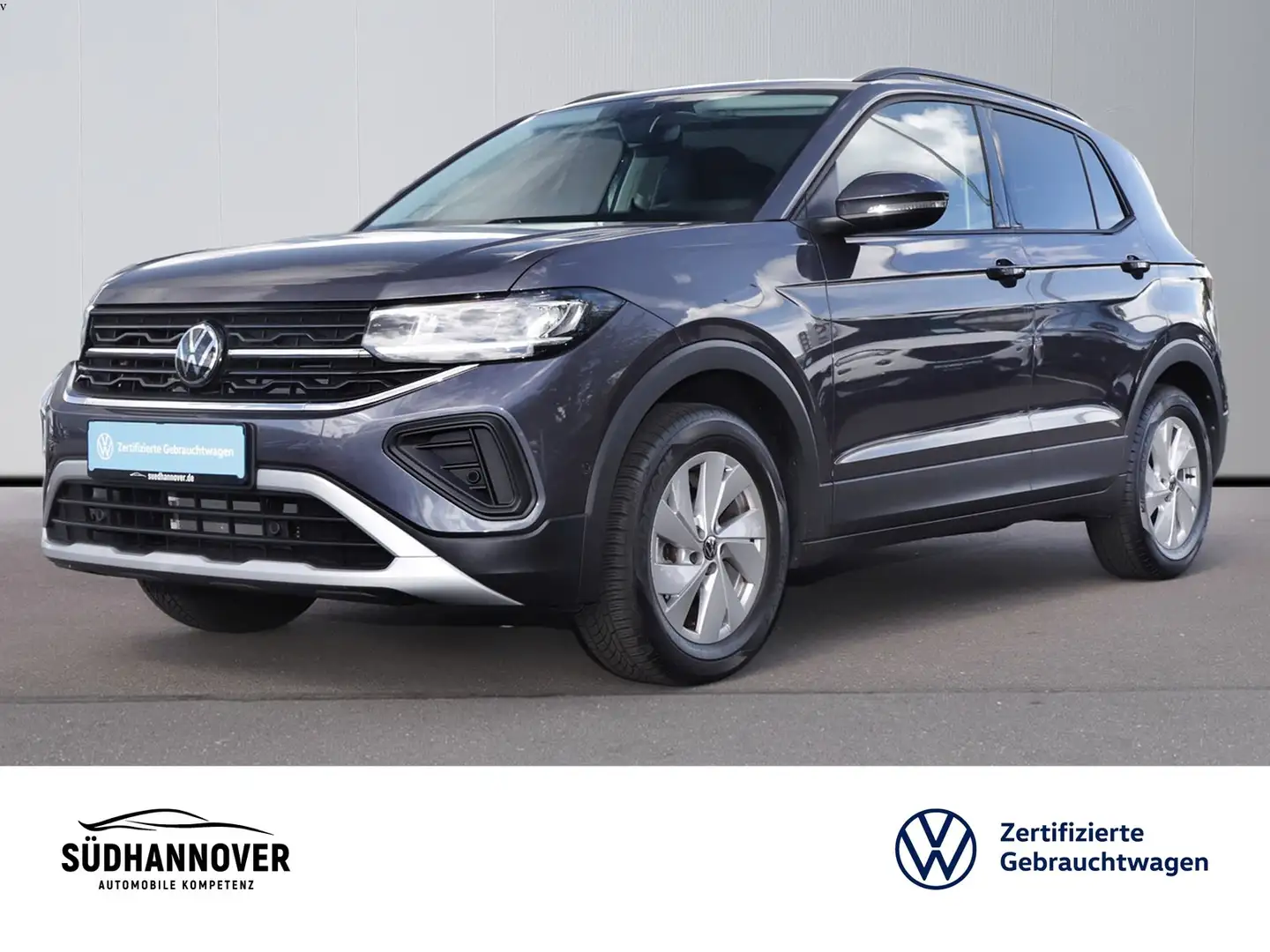 Volkswagen T-Cross Life 1.0 TSI NAVI+KLIMA+LED+SHZ+PDC+GRA Gris - 1