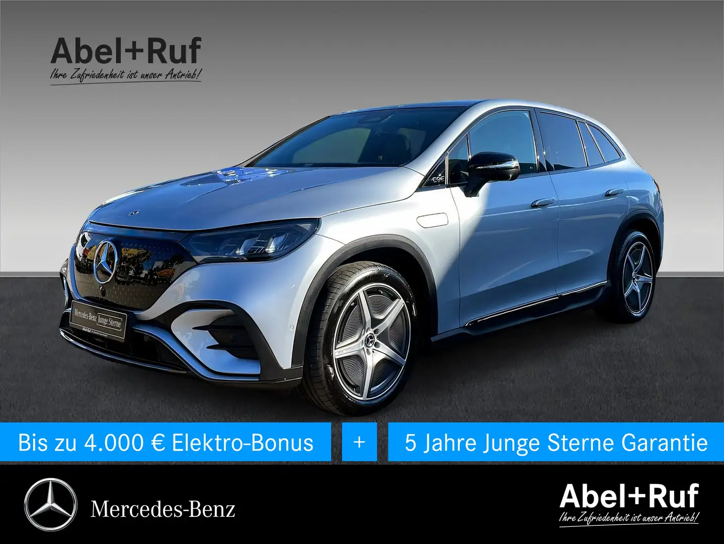 Mercedes-Benz EQE 300 SUV AMG+NIGHT+DISTRO+GUARD360°+TotW+360° Silber - 1