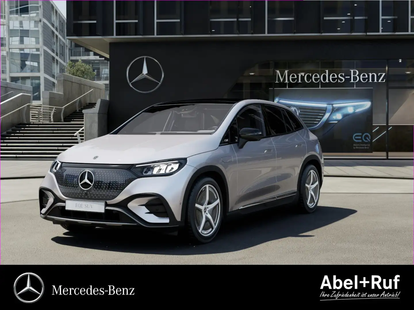 Mercedes-Benz EQE SUV EQE 300 SUV AMG+NIGHT+DISTRO+GUARD360°+TotW+360° Silber - 1