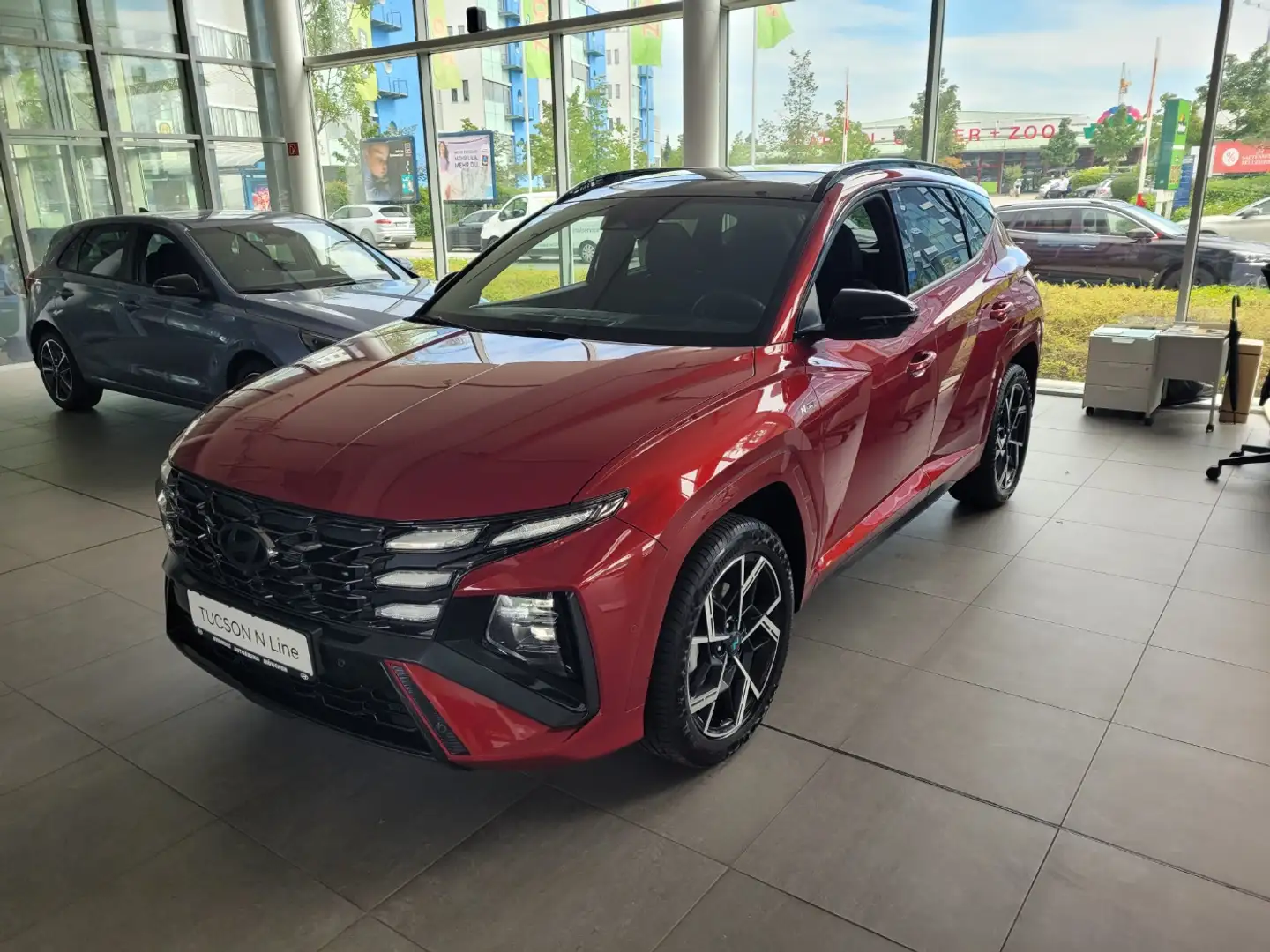 Hyundai TUCSON N Line Navi, Allrad, Sitzpaket, Pano Rot - 2