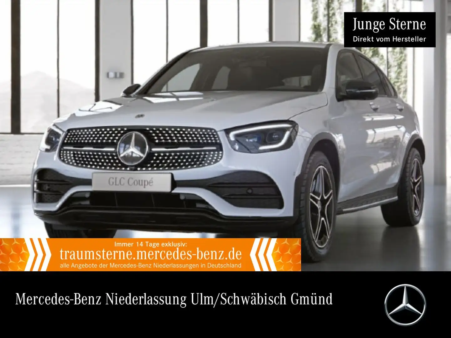 Mercedes-Benz GLC 200 Coupé 4M AMG+NIGHT+360+MULTIBEAM+SPUR+9G Blanc - 1