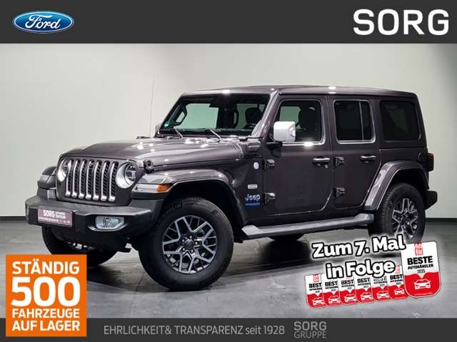 Imagine Jeep Wrangler 2.0 4xe PHEV Sahara Unlimited*AHK*ACC*