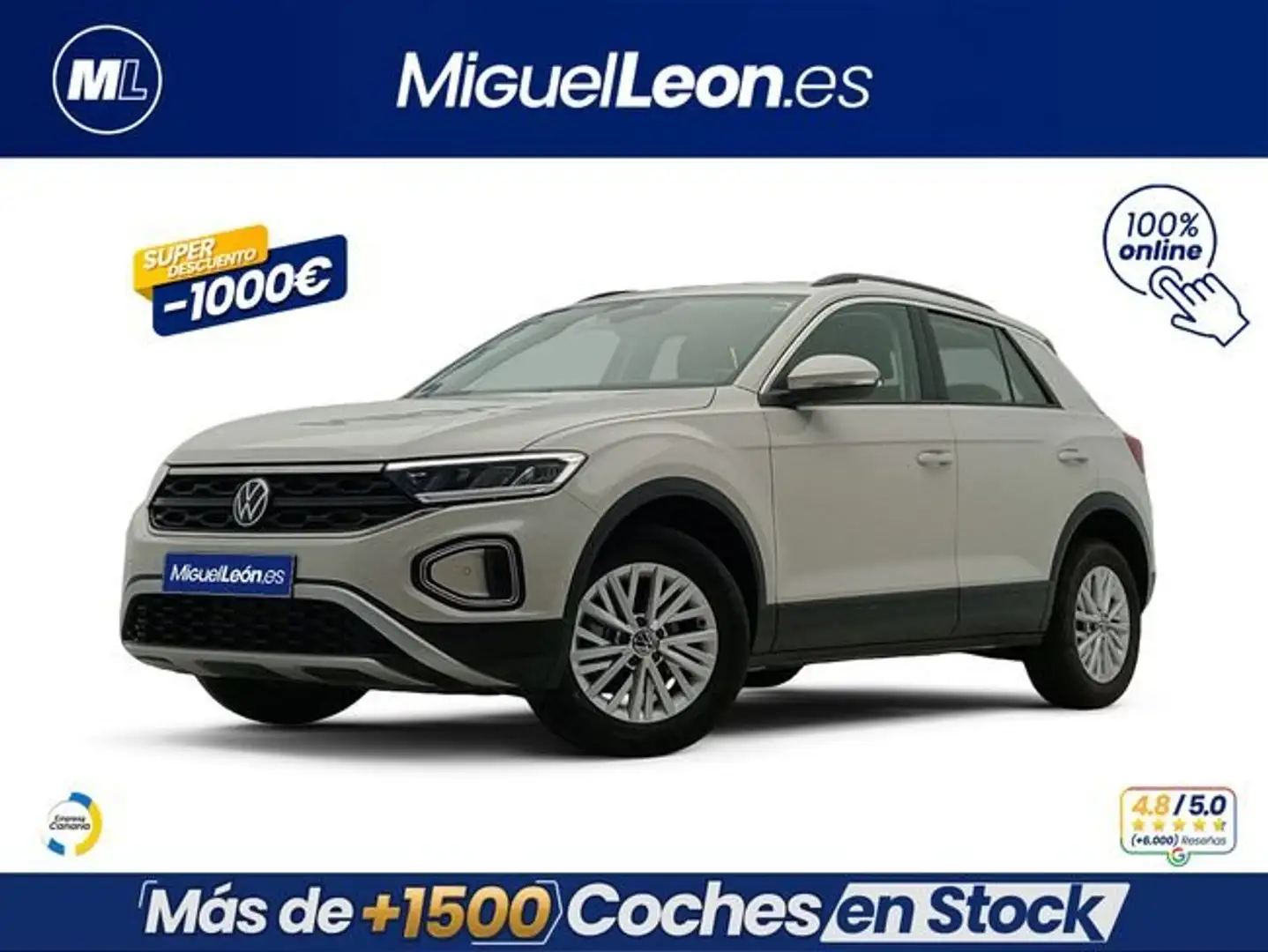 Volkswagen T-Roc 1.0 TSI 81kW (110CV) Beige - 1