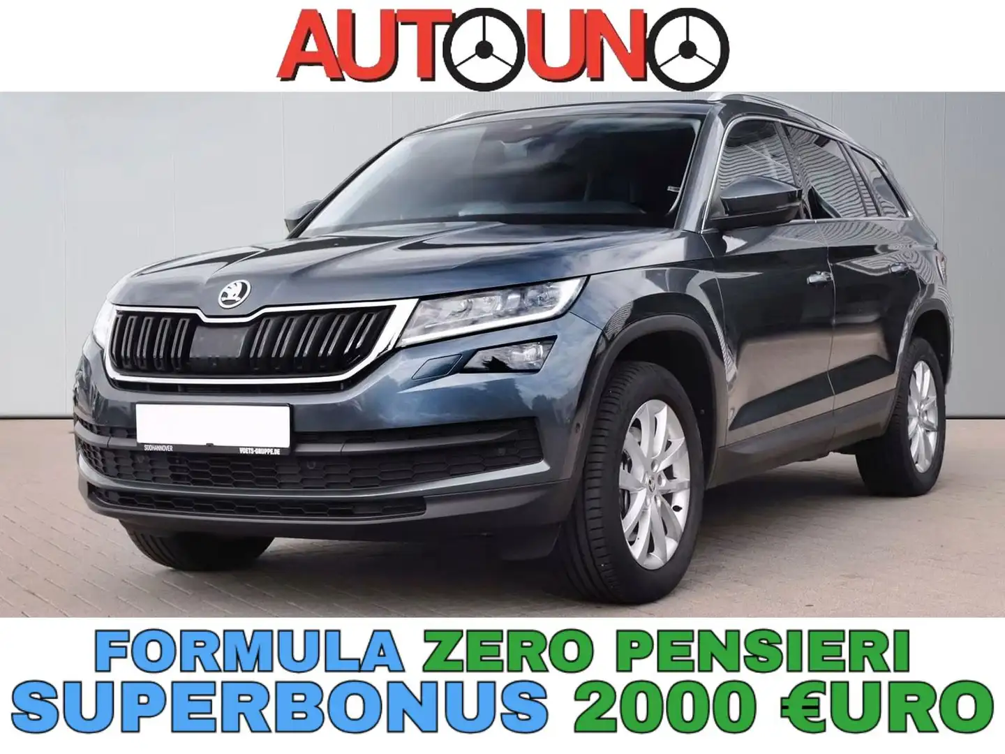 Skoda Kodiaq 2.0 TSI 4x4 DSG Laurin&Klement Grijs - 1