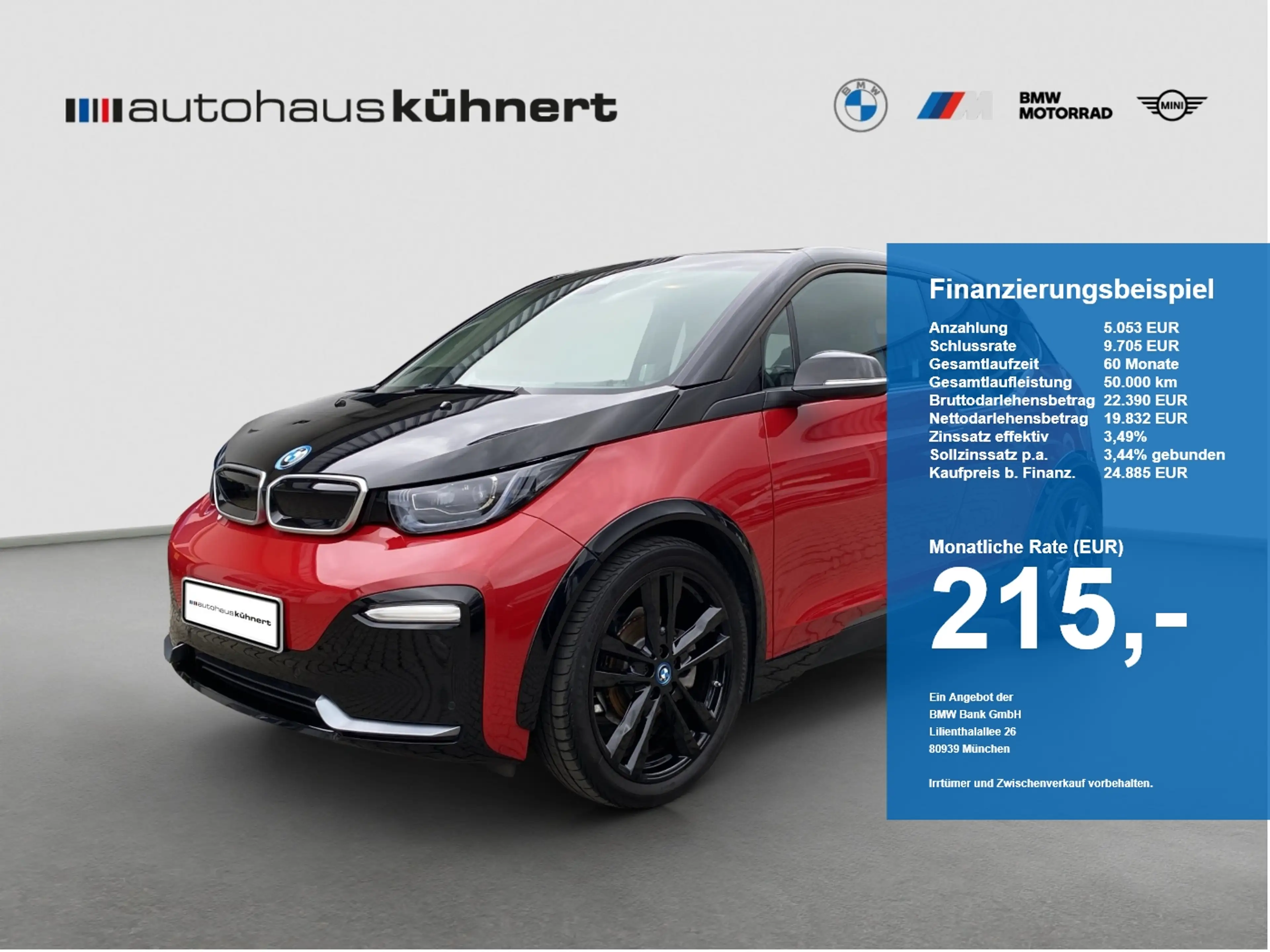 BMW i3 S 120 LED ACC StauAss SpurAss NaviProf RFK DAB