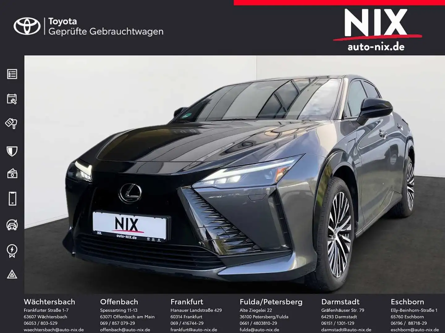 Lexus RZ 450e Launch Paket, Design-Pak, PANO, LED, Grau - 1