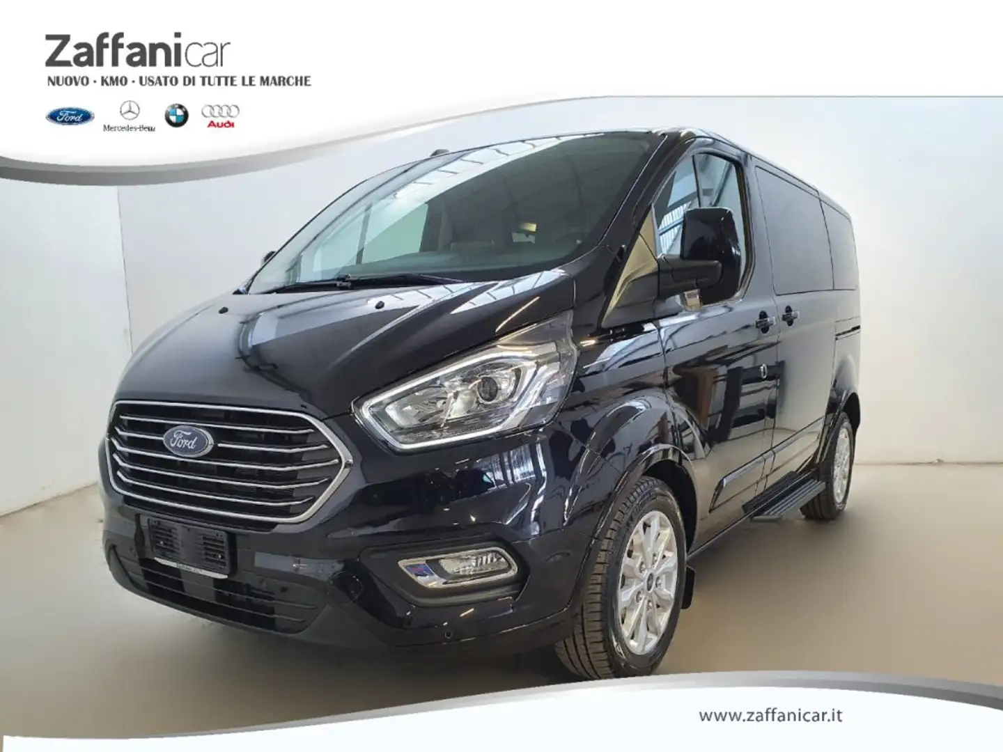 Ford Tourneo Custom 320 2.0 EcoBlue 130CV aut. PL Titanium Fekete - 1