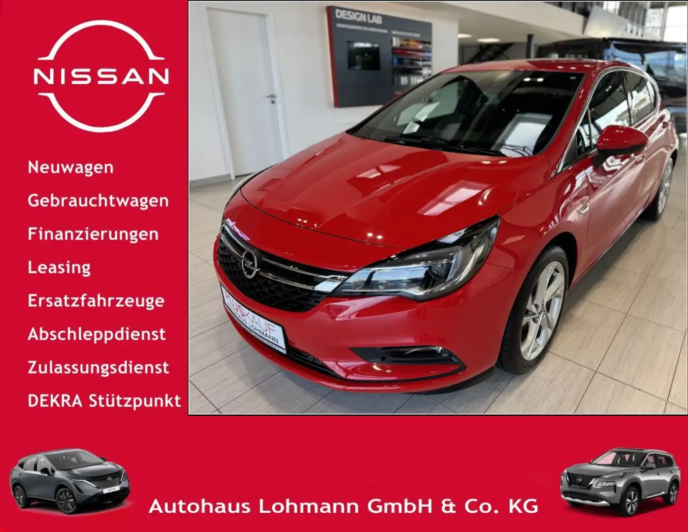 Opel Astra 1.4 Turbo Start/Stop Dynamic Parkpilot Navi Rot - 1