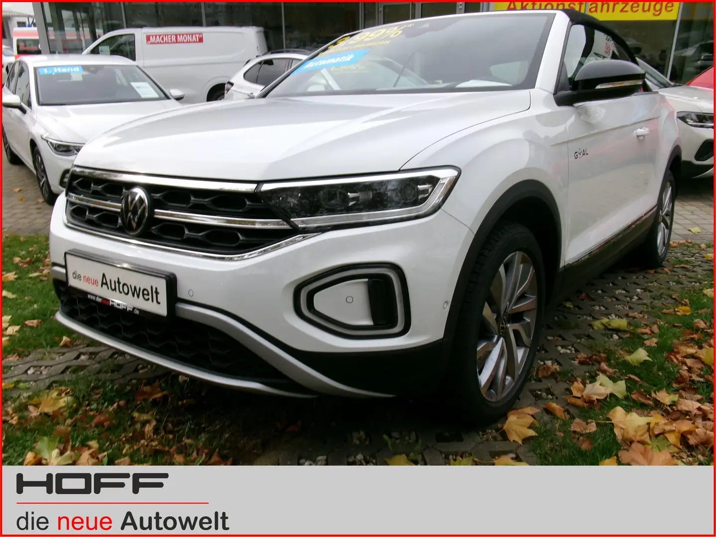 Volkswagen T-Roc Cabriolet 1.5 TSI Goal Navi ACC Park Assist SHZ AP Weiß - 2