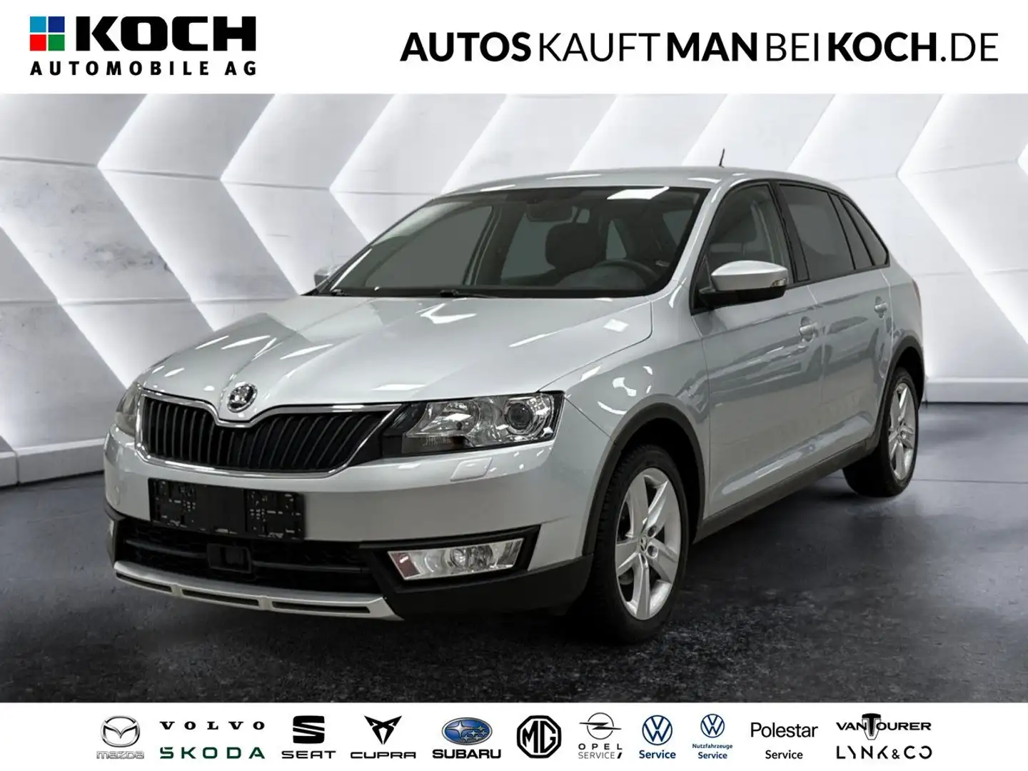 Skoda Rapid/Spaceback Rapid Spaceback 1.2 TSI DSG Scout XENON SHZ PDC Silber - 1