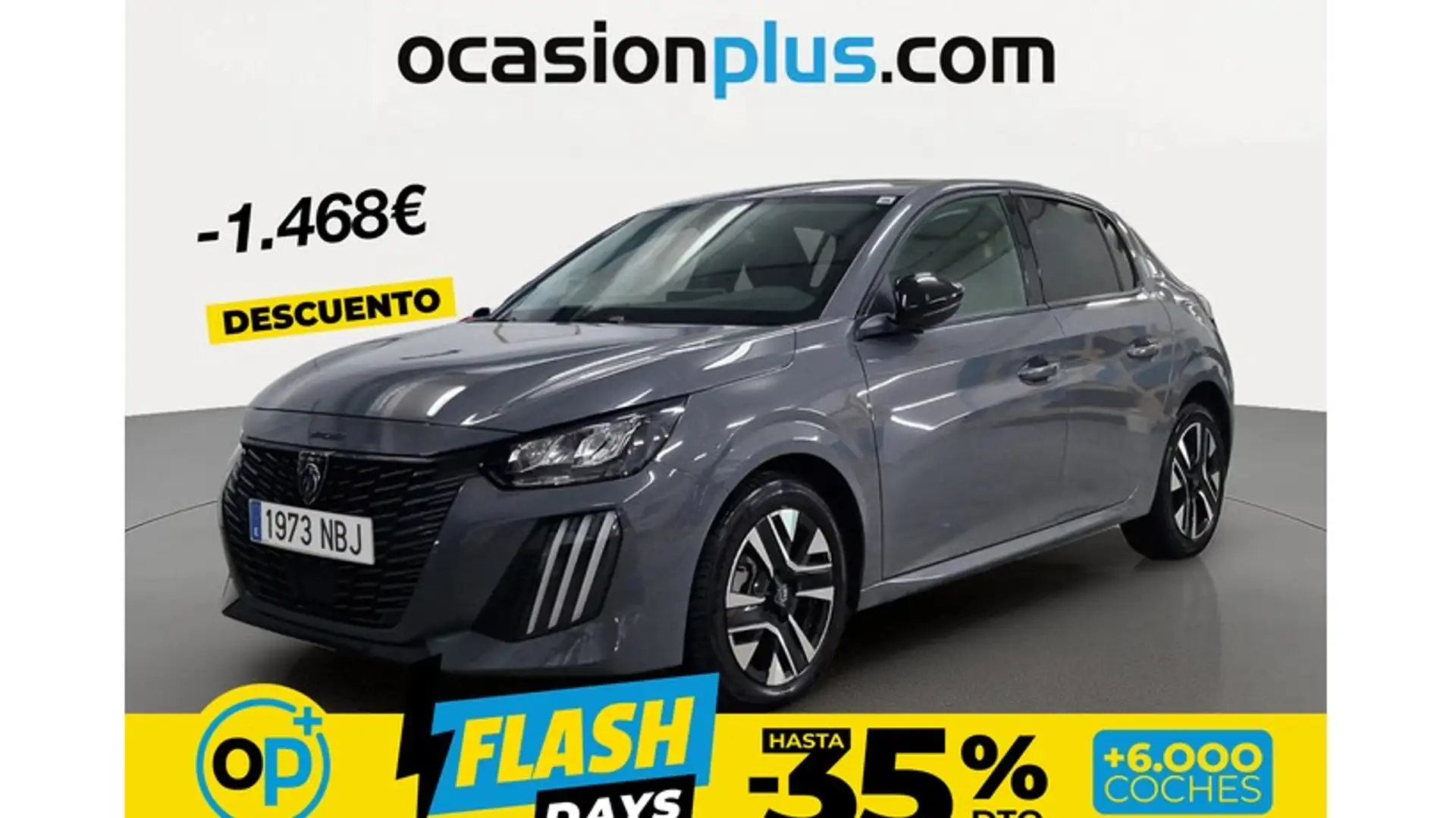 Peugeot 208 1.2 Puretech S&S Allure 100 Grau - 1