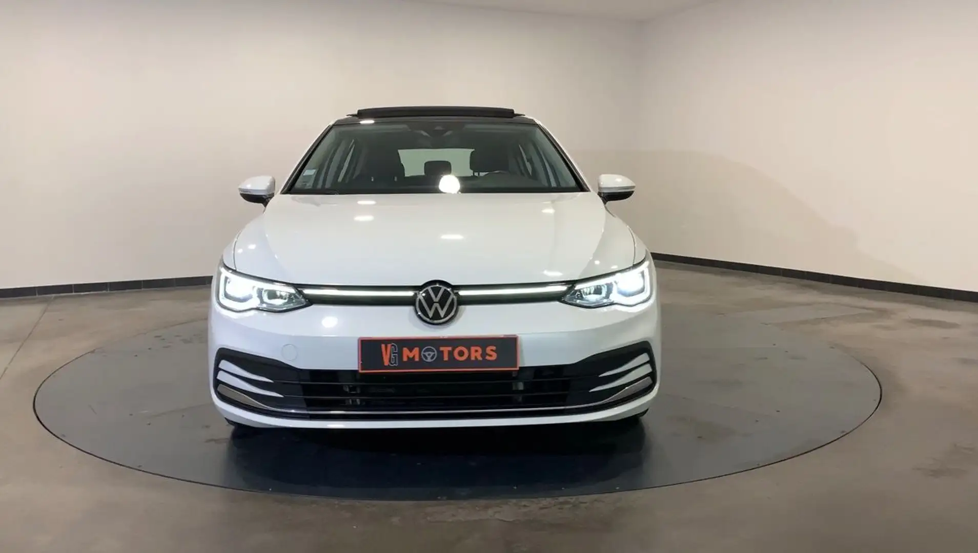Volkswagen Golf viii 1.5 etsi opf 150ch style 1st dsg7 toit ouvrant Blanc - 2