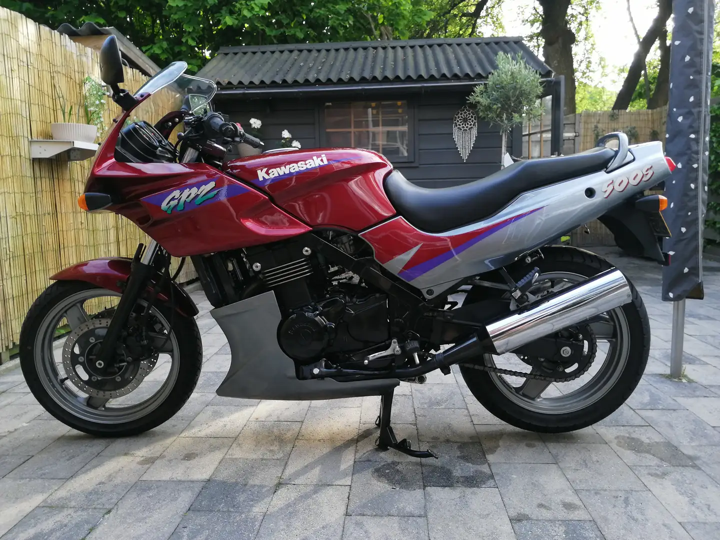 Kawasaki GPZ 500 S Zilver - 2