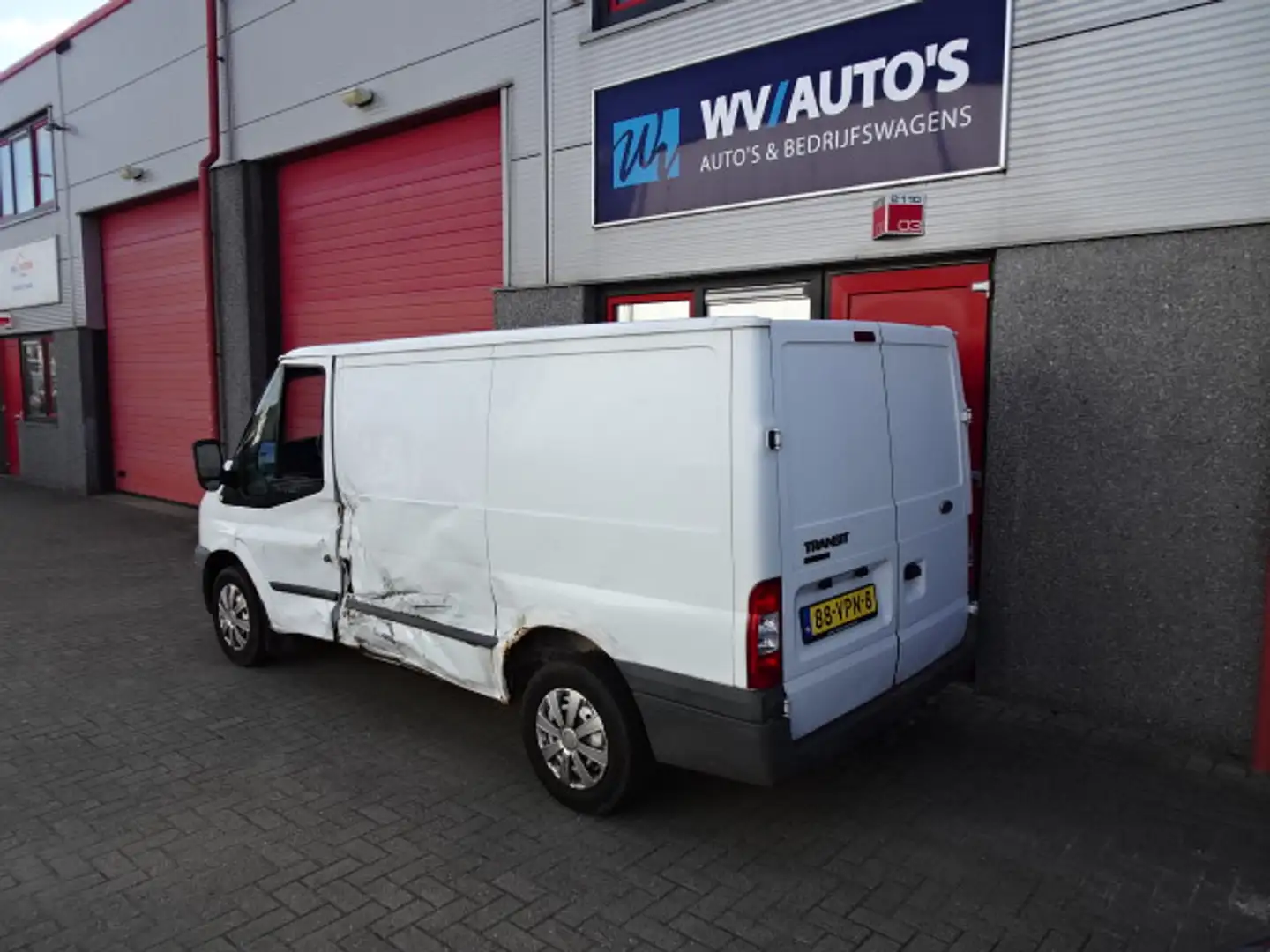 Ford Transit 300S 2.2 TDCI SHD 3 zits airco Wit - 2