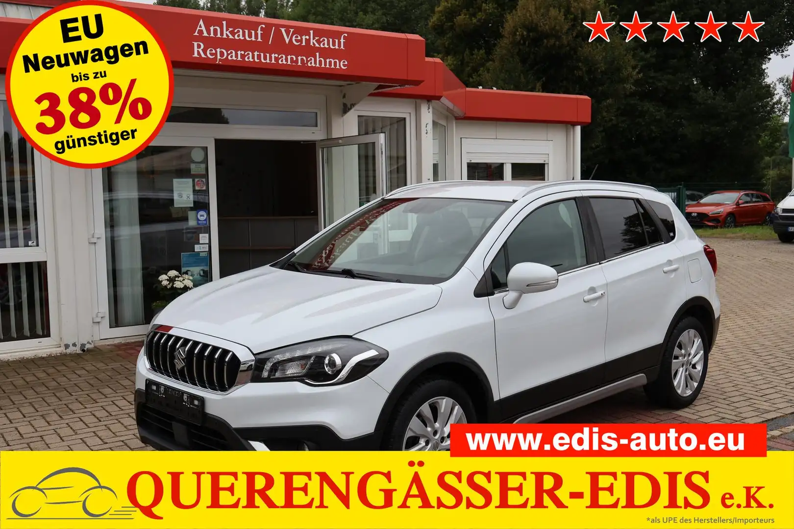 Suzuki SX4 S-Cross 1.4 BJ GL+/ Comfort Allgrip  *LED*Navi*Klima*AH... Blanc - 1
