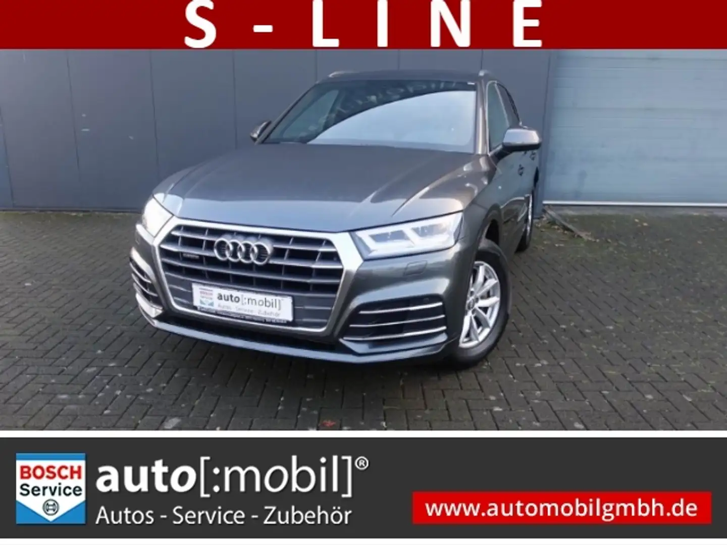 Audi Q5 40 TDI+QUATTRO+S-LINE SELECTION+AHK+LED Grau - 1