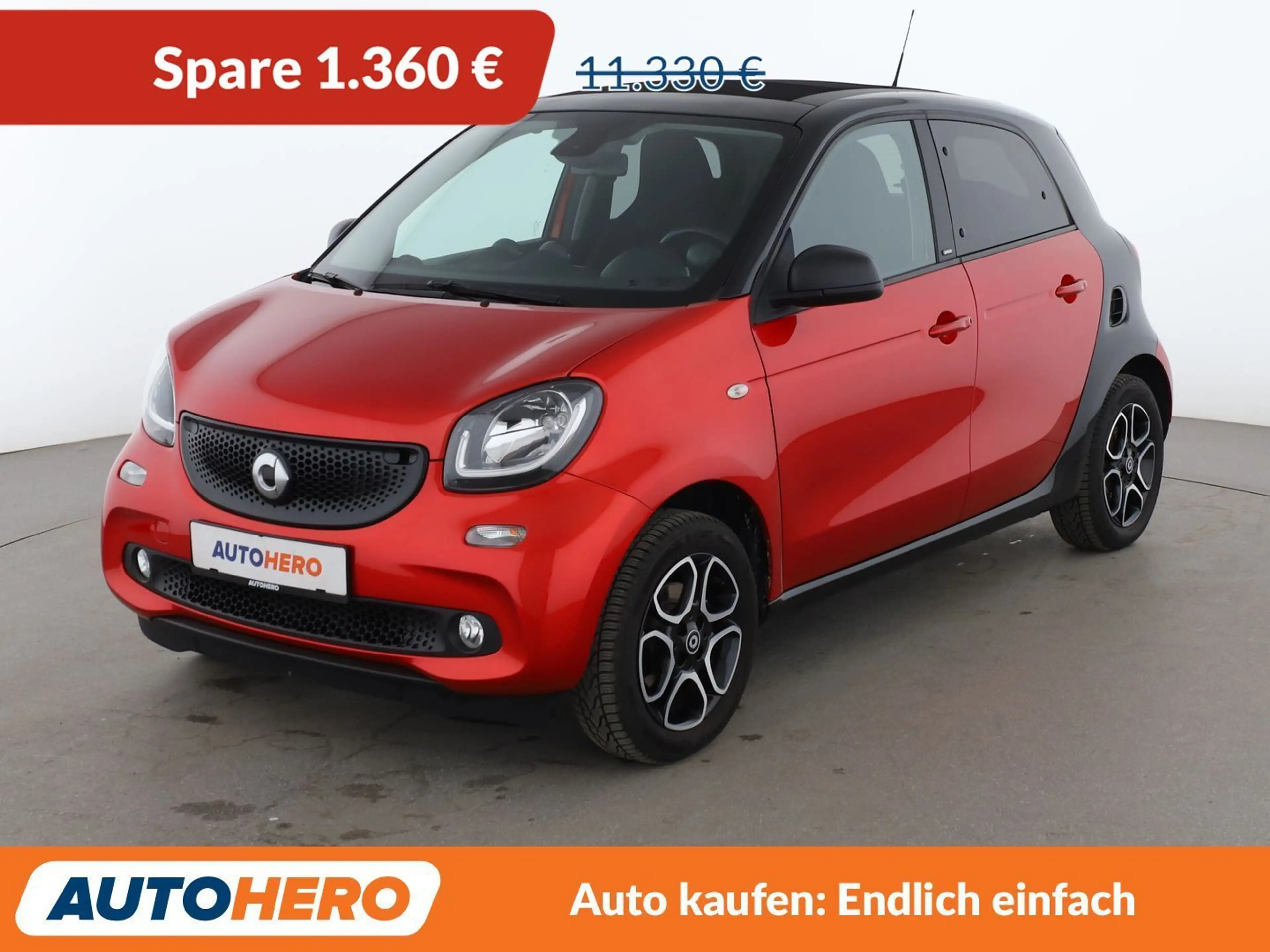 smart forFour 0.9 Turbo passion *NAVI*TEMPO*PDC*SHZ*KLIMA*