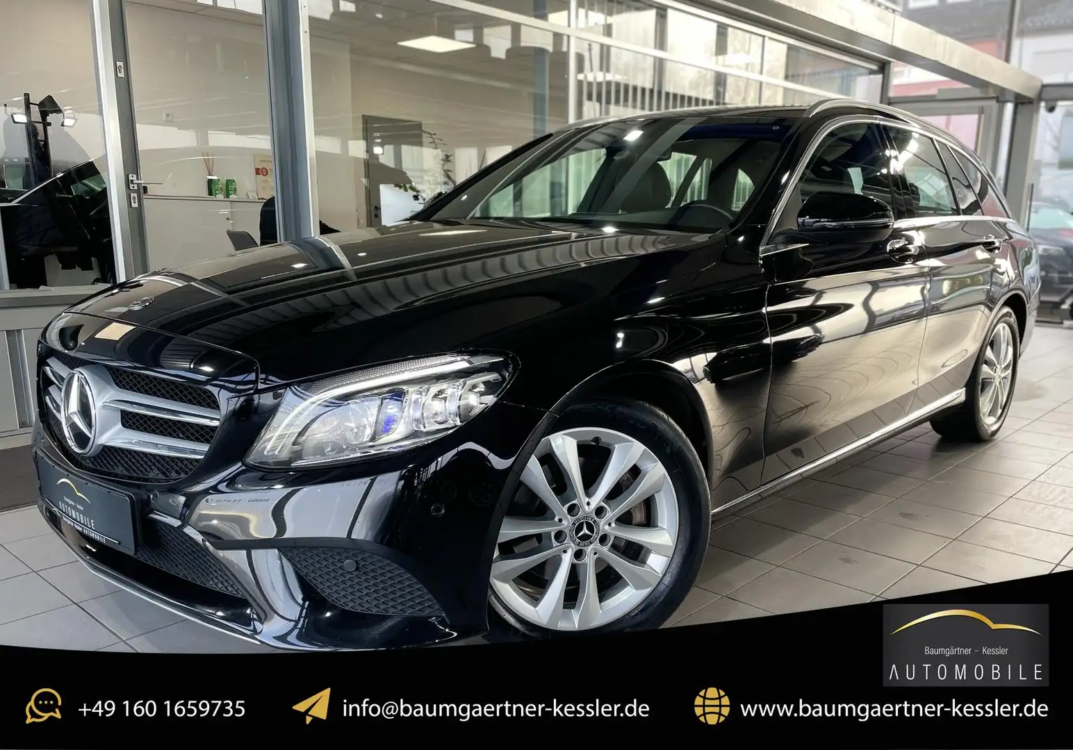 Mercedes-Benz C 200 T 9G-Tronic AVANTGARDE NAVI CARPLAY KAMERA Negro - 1