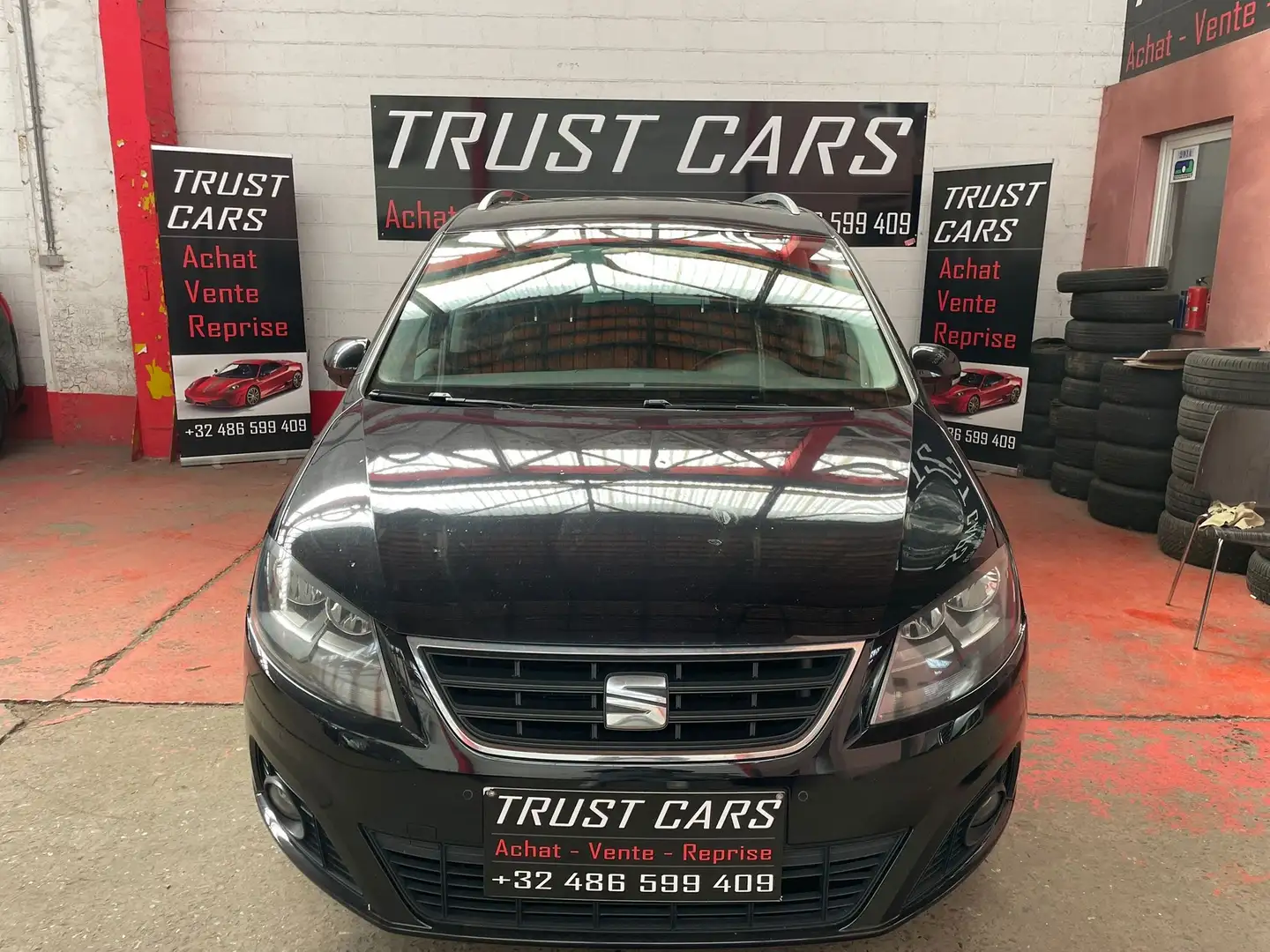 SEAT Alhambra Alhambra 2.0 CR TDi Style Zwart - 1