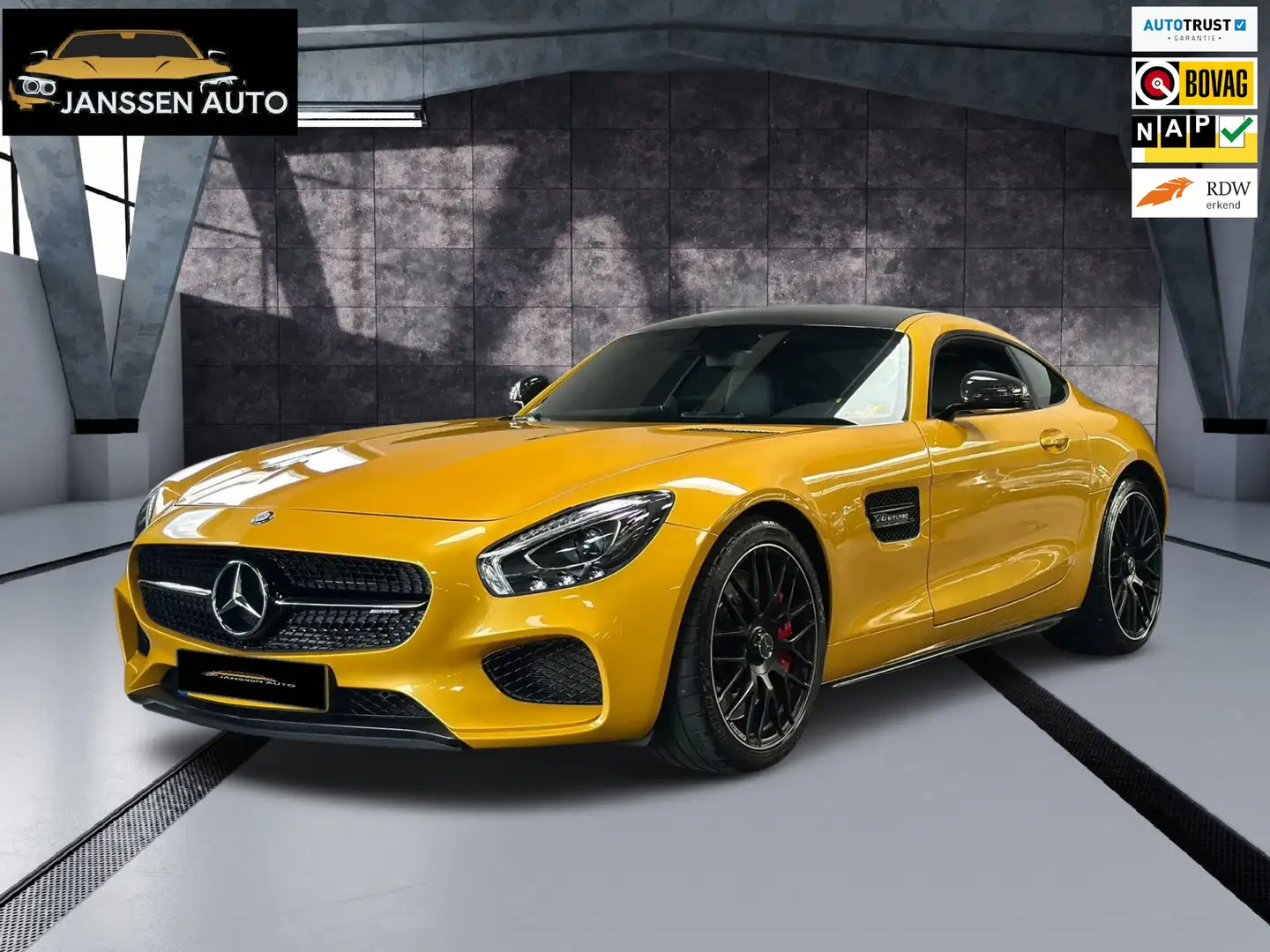 Mercedes-Benz AMG GT 4.0 S Edition 1 | Carbon | Leder | Unieke Kleur | Geel - 1