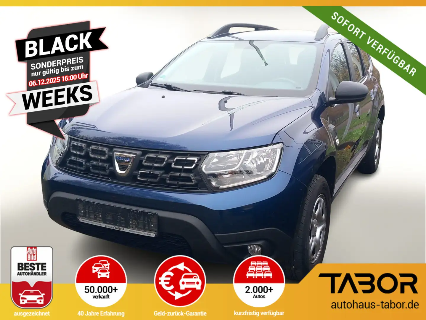 Dacia Duster II TCe 100 Comfort Nav PDC SHZ Kam LM16Z Bleu - 1