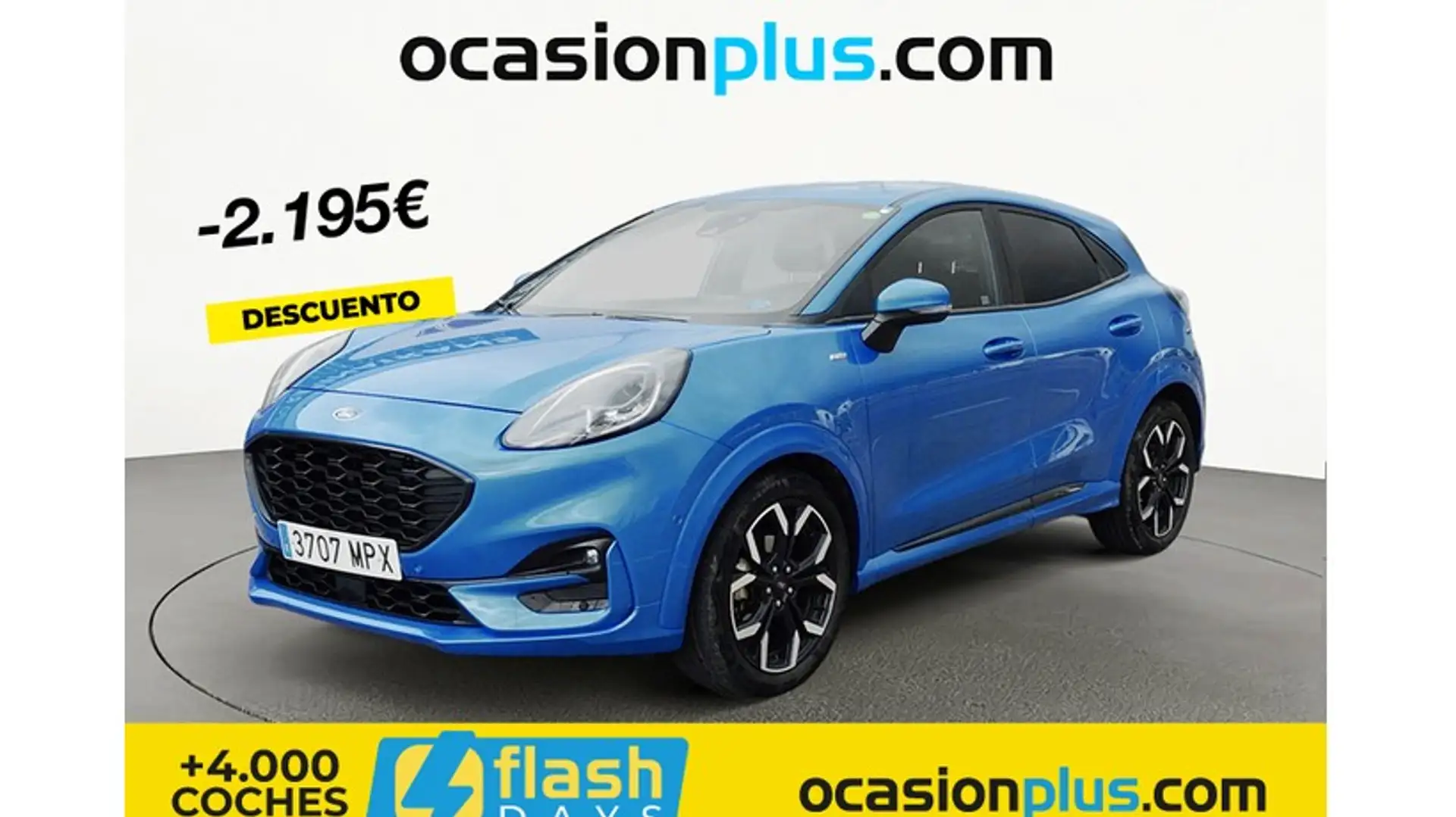 Ford Puma 1.0 EcoBoost MHEV ST-Line X Aut. 155 Bleu - 1