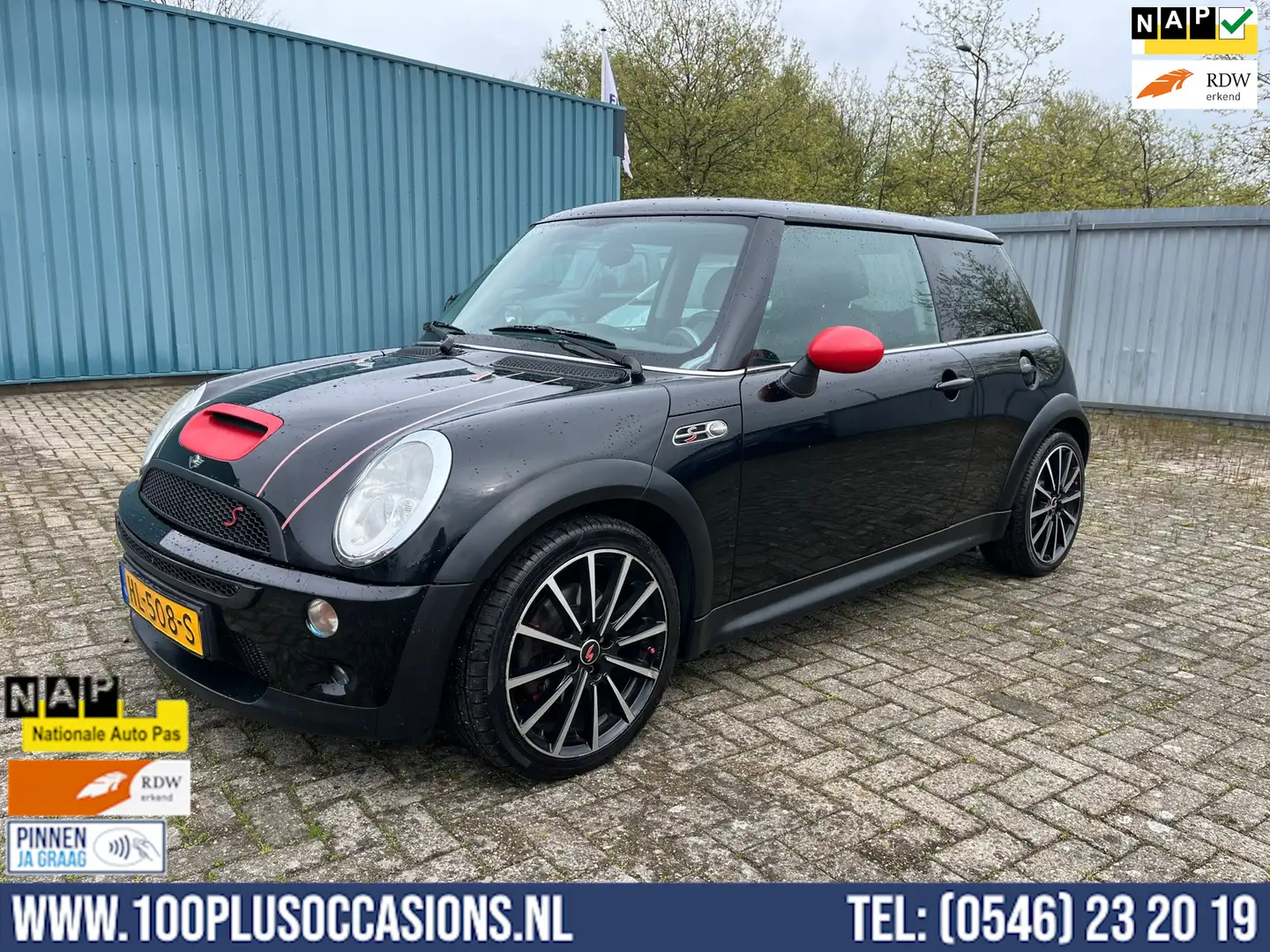 MINI Cooper S Mini 1.6 | INRUILKOOPJE! | Airco | Nwe apk | Super Negro - 1