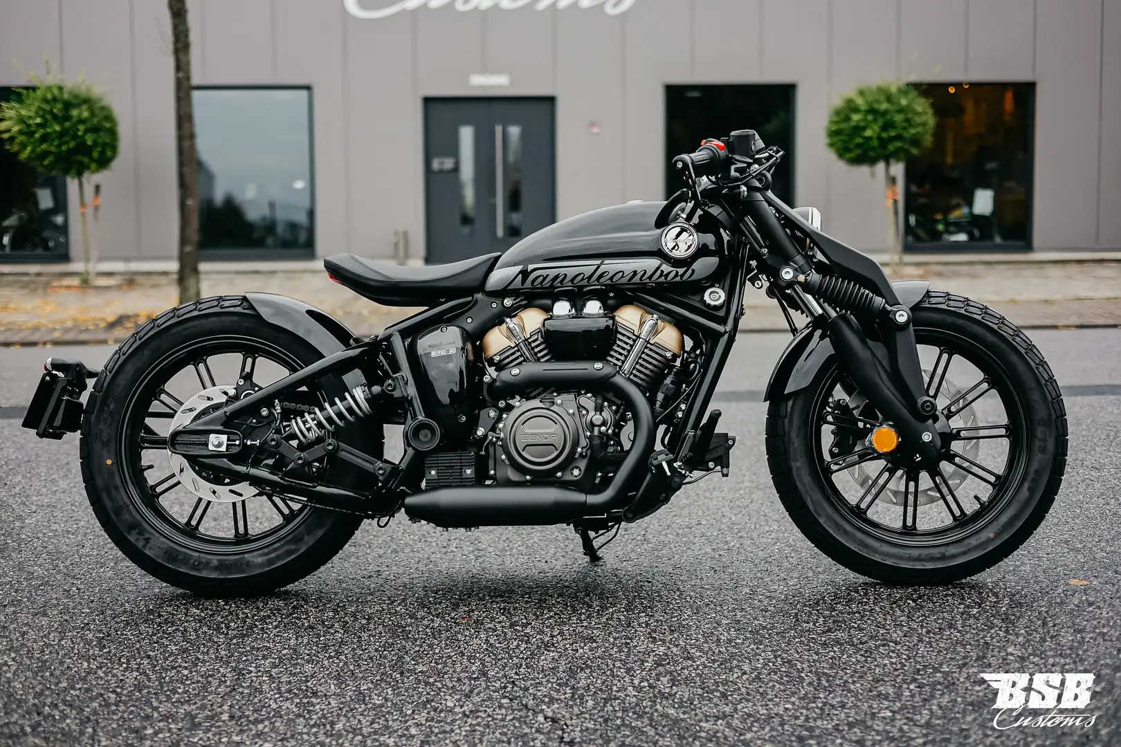 Benda Napoleonbob 250 ABS, 3 Jahre Garantie, TFT, Bobber Style ab 70,- Noir - 2