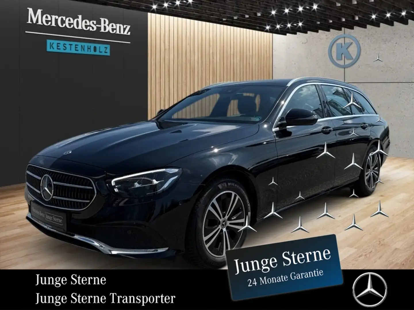 Mercedes-Benz E 200 d T *AVANTGARDE*MBUX*AHK*WIDE*KAMERA*SHZ* Negro - 1