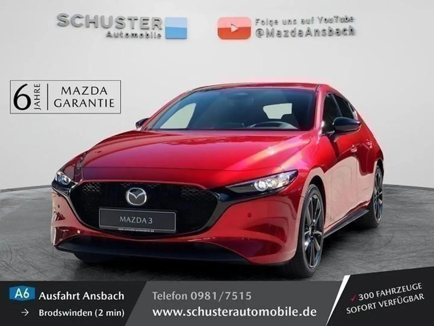 Mazda 3 Homura 2.5l 140 PS M-Hybrid LED/Navi/Kamera/He Rot - 1