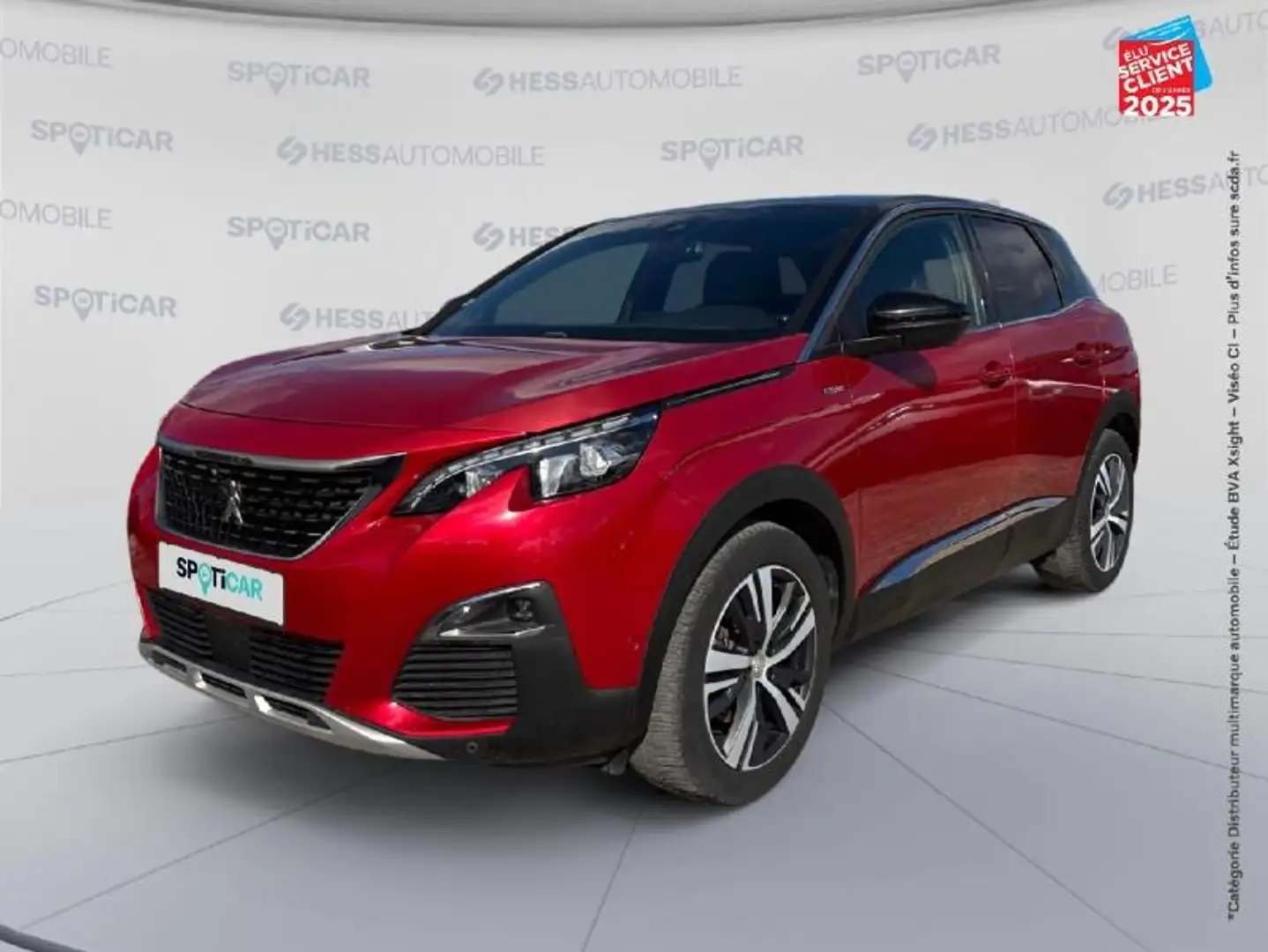 Peugeot 3008 1.2 PureTech 130ch GT Line S/S EAT6 Rood - 1
