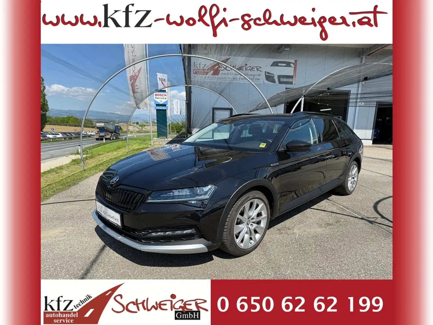 Skoda Superb Kombi 2,0 TDI 4x4 Scout DSG Negro - 1
