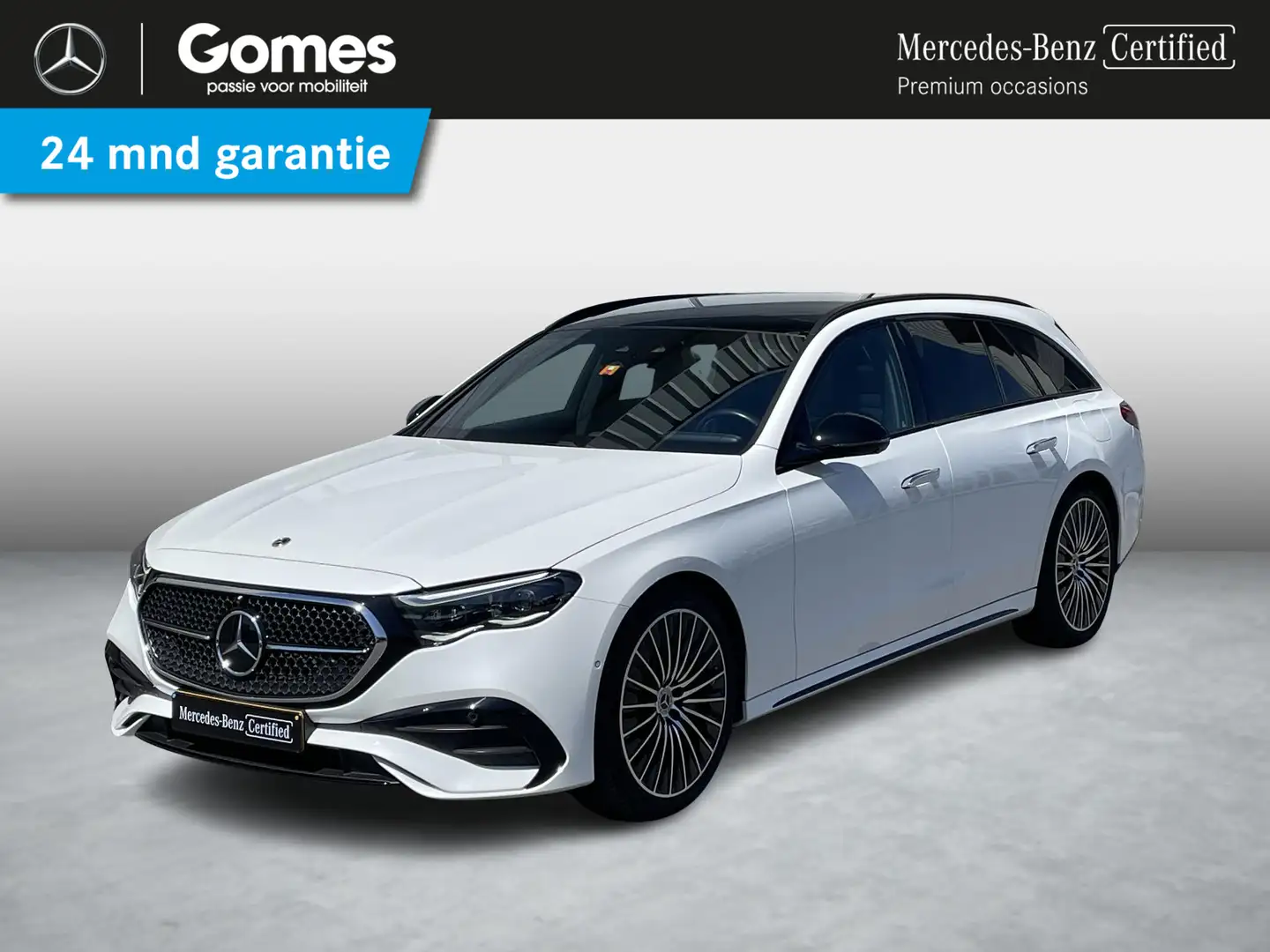 Mercedes-Benz E 300 Estate e AMG Line | Panoramadak | Trekhaak | Weiß - 1