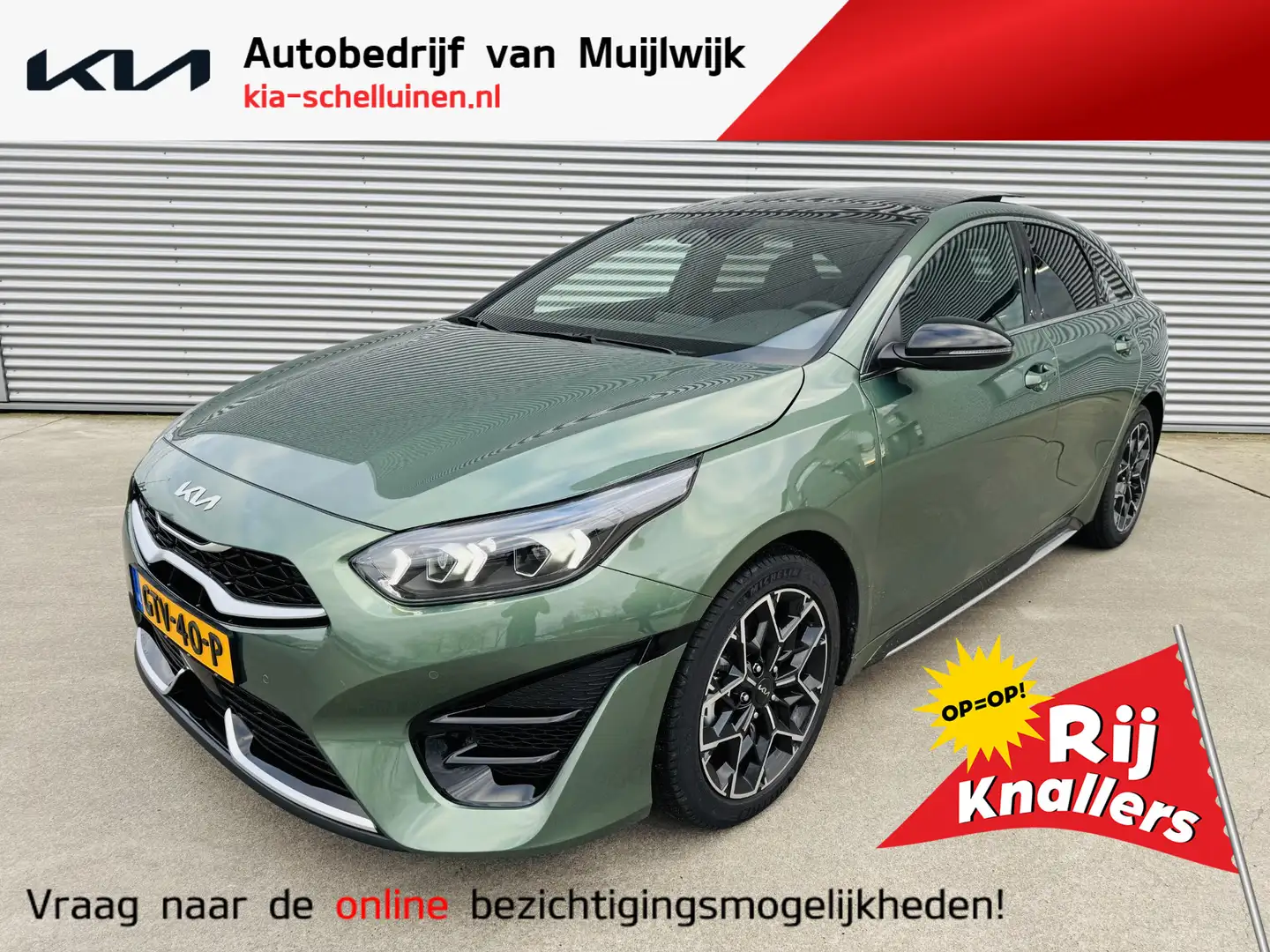 Kia ProCeed / pro_cee'd 1.5 T-GDi GT-Line Panoramadak | DEMO-auto km stand Groen - 1